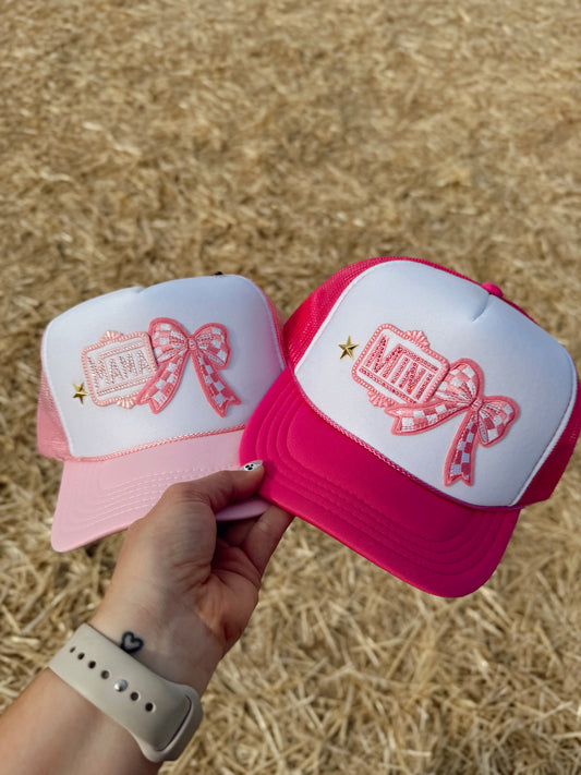 Matching Mama + Mini Custom Trucker Hats