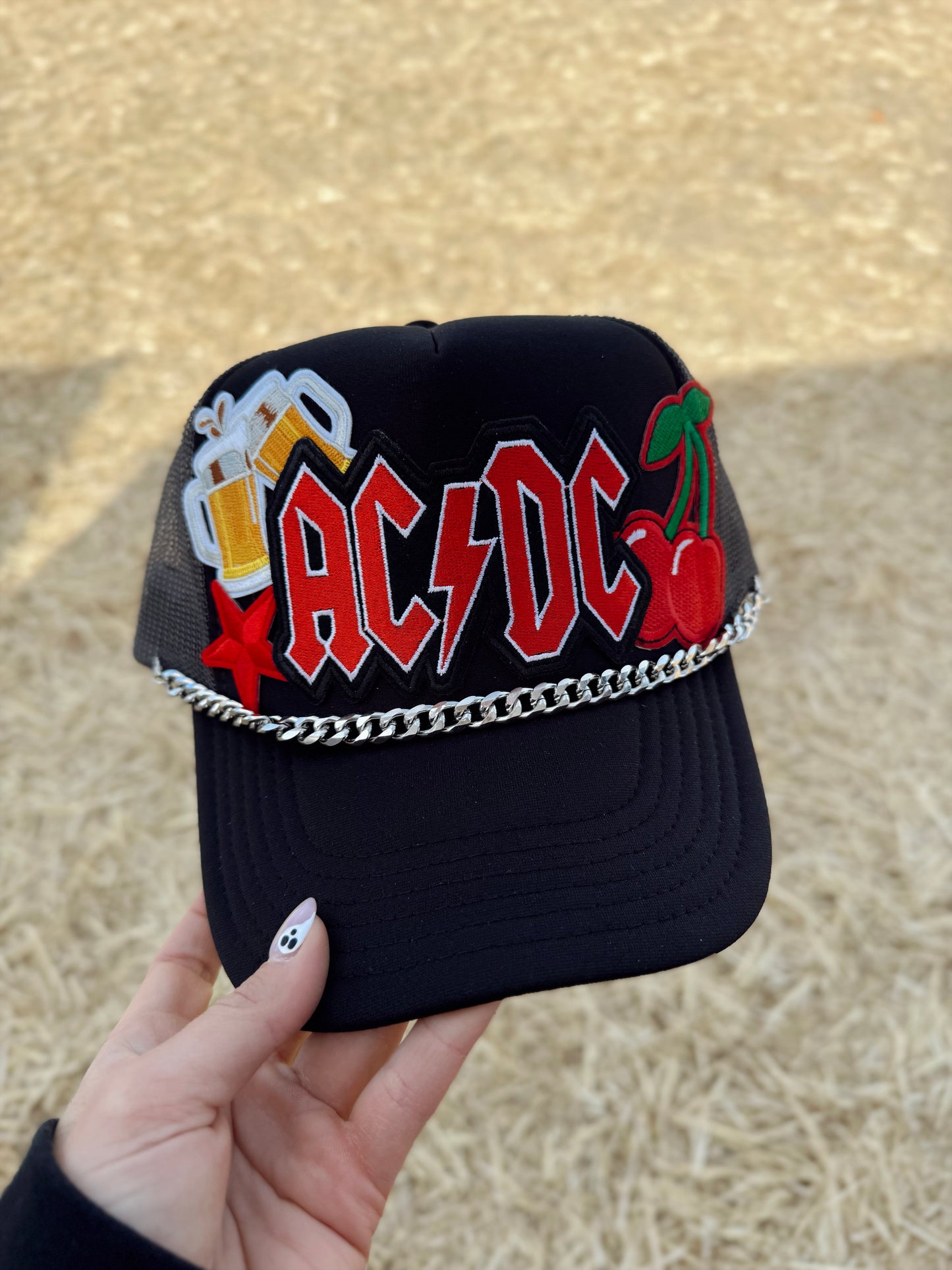 AC/DC Custom Trucker Hat