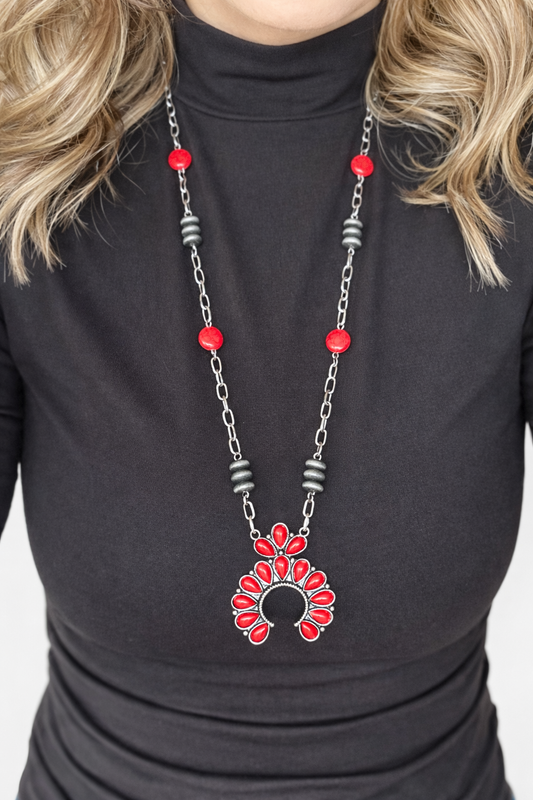 The Rodeo Red Necklace