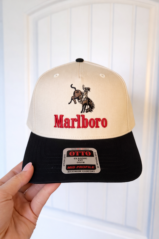 Bronc Rider Embroidered Trucker Hat