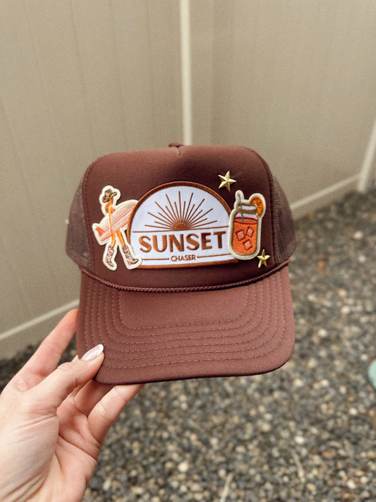 Sunset Chaser Custom Trucker Hat
