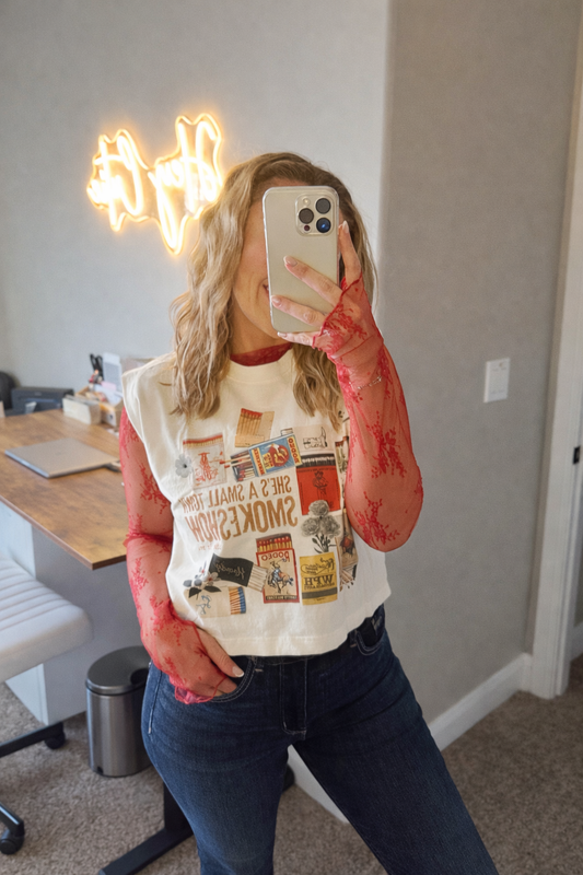 Small Town Smoke Show Muscle Tee