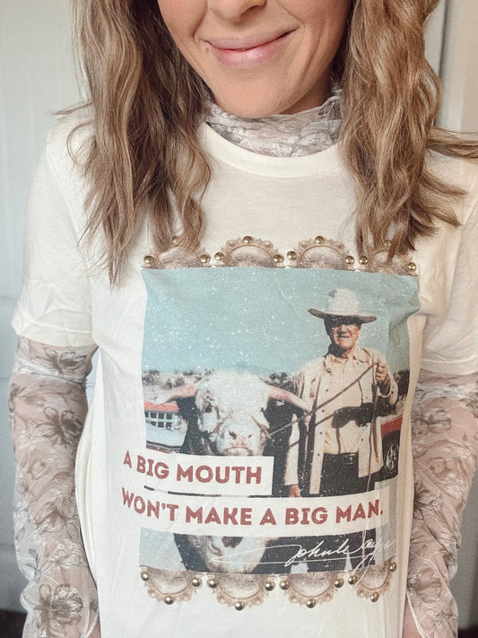 Big Mouth Big Man Graphic Tee