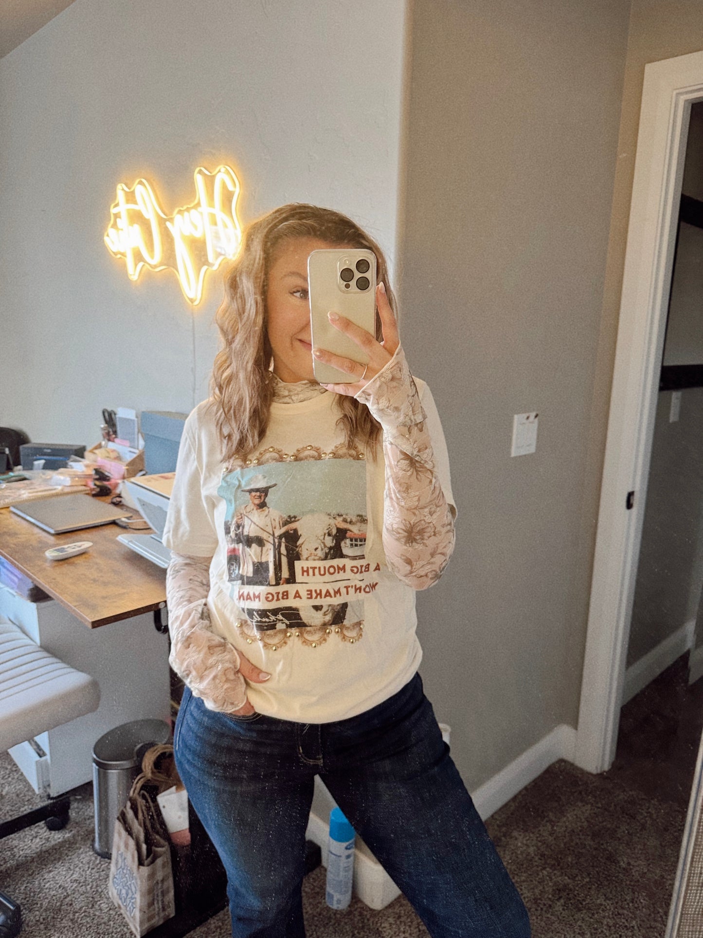 Big Mouth Big Man Graphic Tee