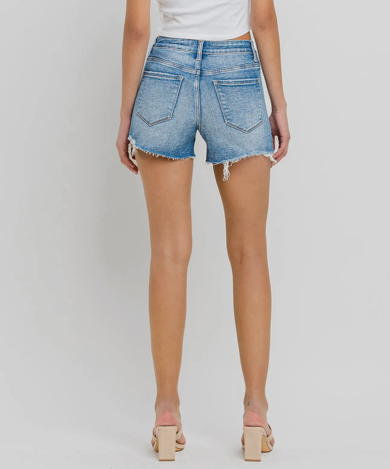 HIgh Rise Criss Cross Shorts