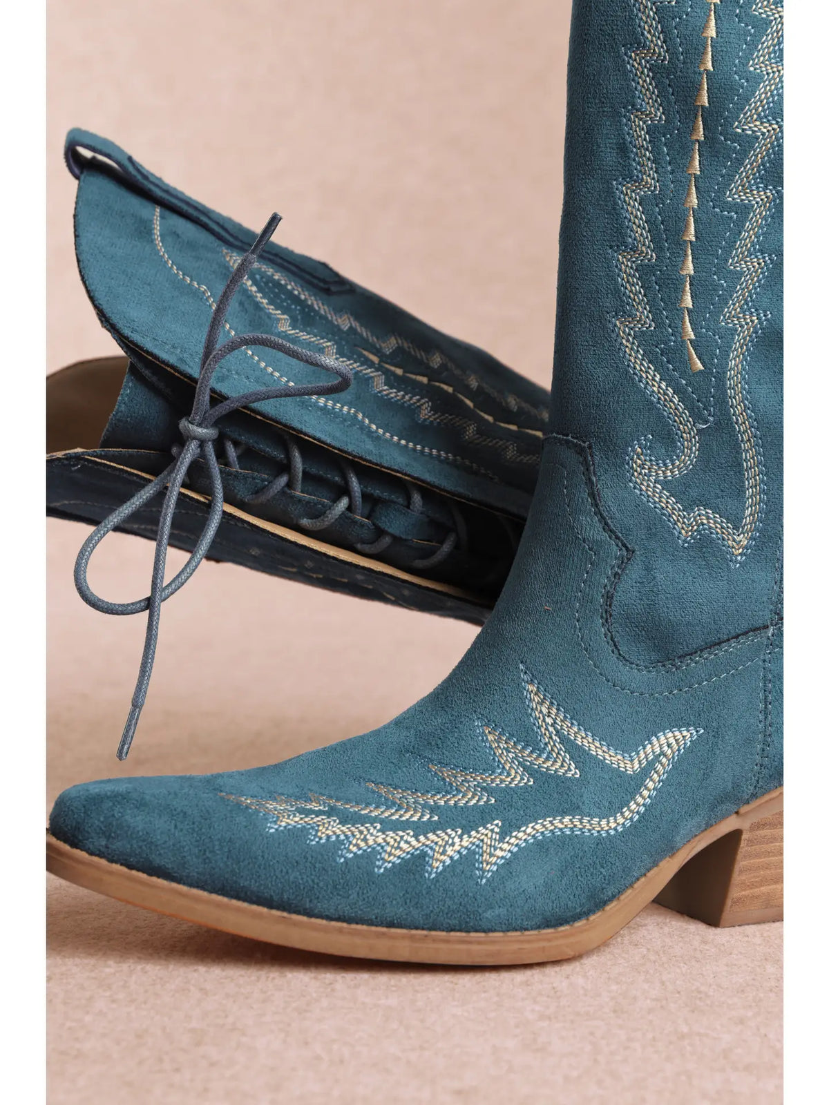 Tessal Westrn Boots - Blue