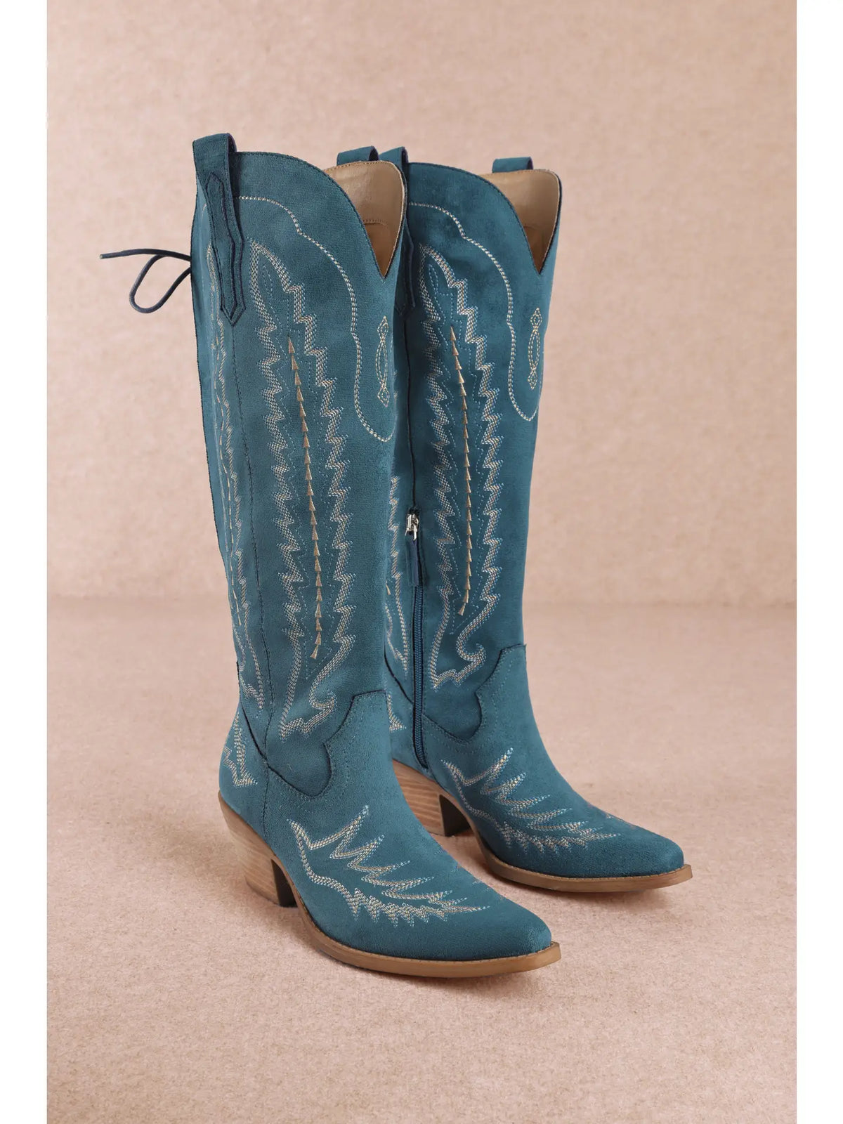 Tessal Westrn Boots - Blue