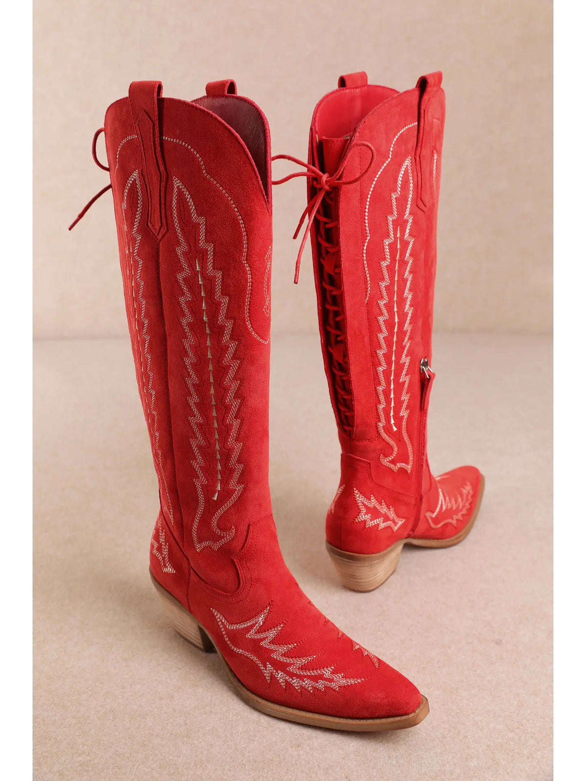 Tassal Western Boots - Red