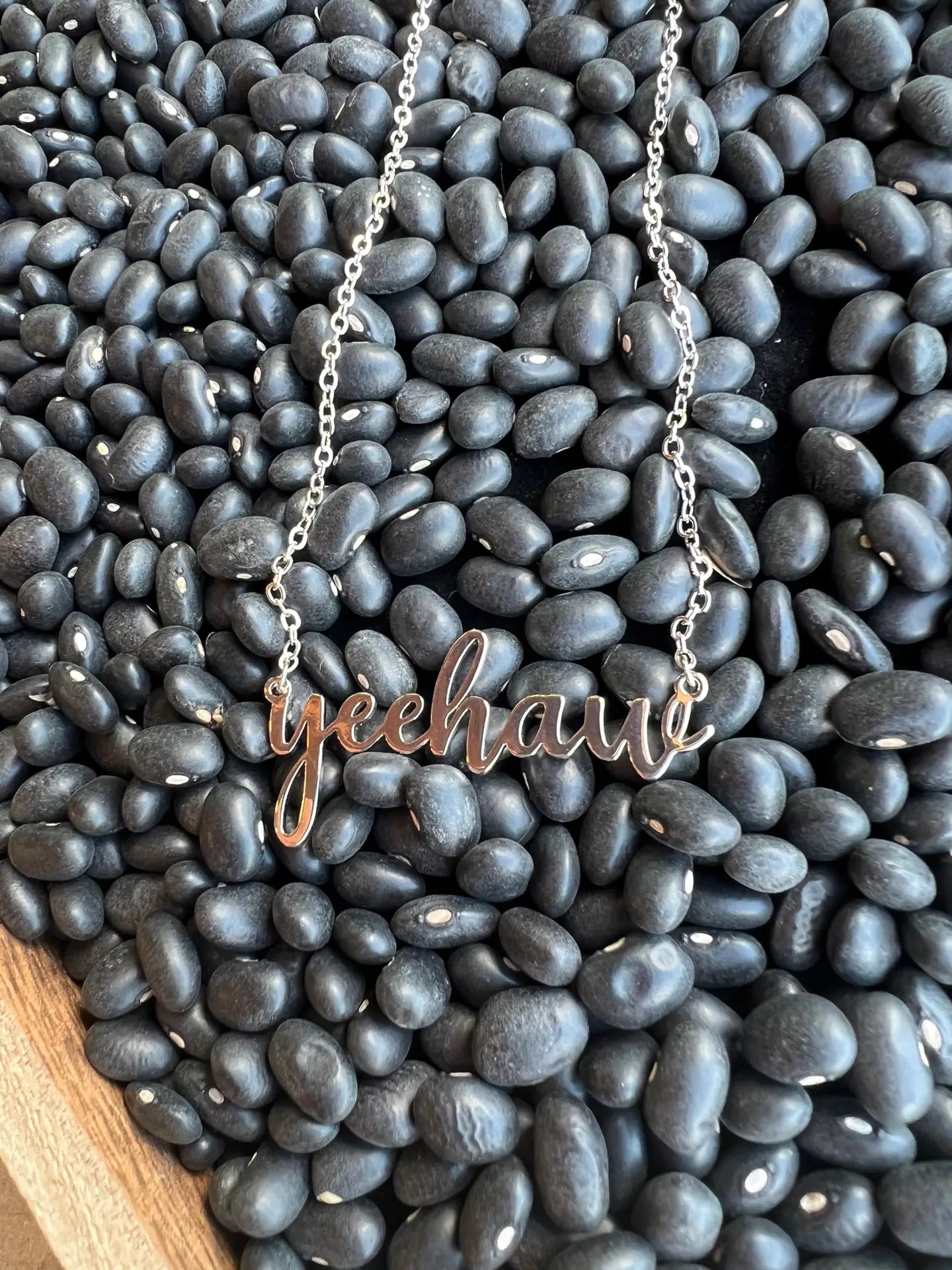 YeeHaw Script Necklace